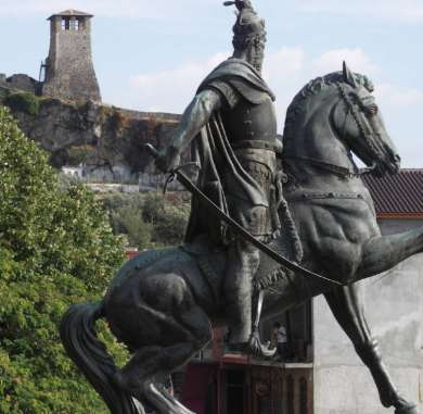 kruja castle skenderbeg